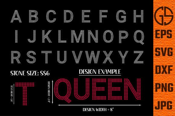 Alphabet Rhinestone Templates: Sparkling Design for Every Project