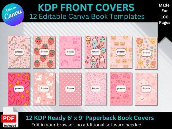 Canva Journal Front Cover Templates: Your KDP Design Solution