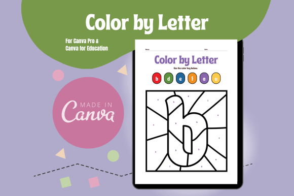 Color by Letter Canva Templates ABC: A Creative Toolkit for Early Learners