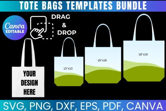 Create Stylish Tote Bags with This Templates Bundle