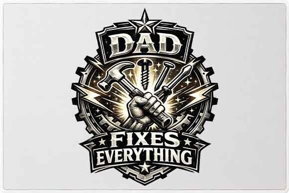 Dad Fixes Everything Vintage Graphic: A Designer's Guide