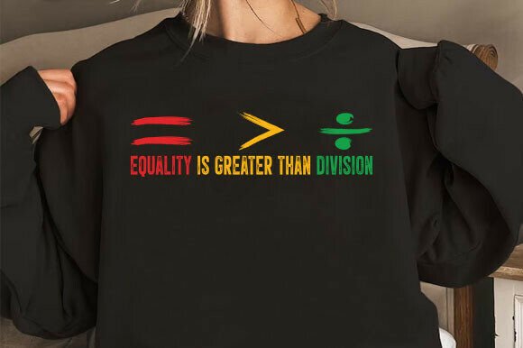 Equality is Greater Than Division, Black: A Design Asset for Impact