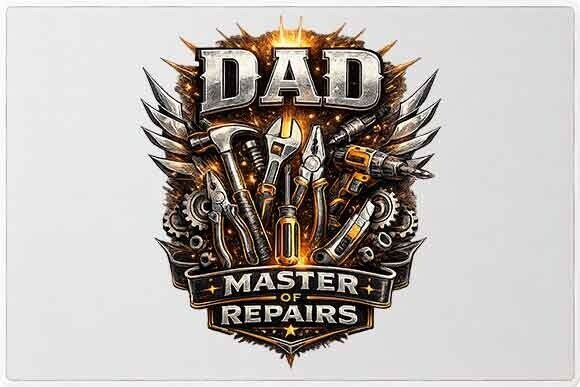Handyman Dad Graphic PNG: The Ultimate Design Asset for Father's Day