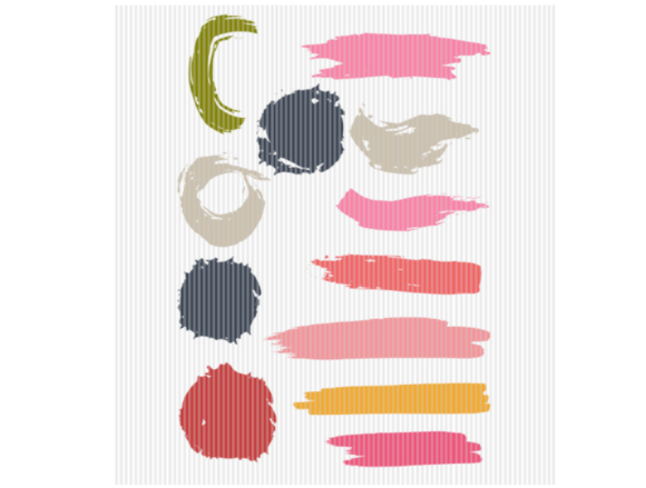 Mastering Visual Texture with Paint Brush Strokes Graphic