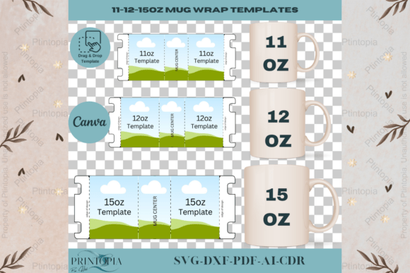 Mug Wrap Design Templates for Mugs 079: A Deep Dive