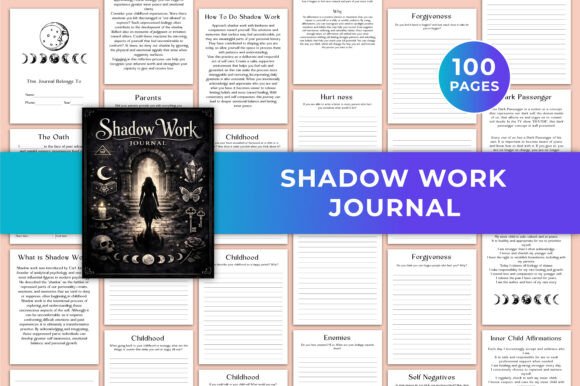 Shadow Work Journal Canva KDP Graphic: A Deep Dive into Self-Discovery Design
