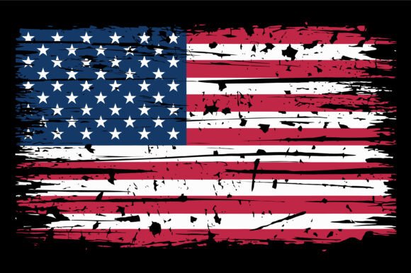 Unlock Authentic Character with Grunge American Flag Graphic