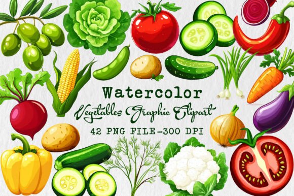 Vibrant Veggies: Infusing Life into Your Projects with Graphic Clipart